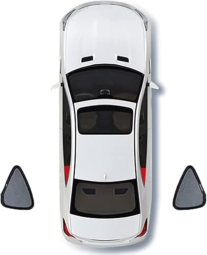 Auto-Sonnenschutz für Toyota Corolla Cross 2021-2023, Reduziert Wärme und Strahlung Fenster Verdunkelung Auto Zubehör für Reisen,D/2 Triangular Windows von KAES