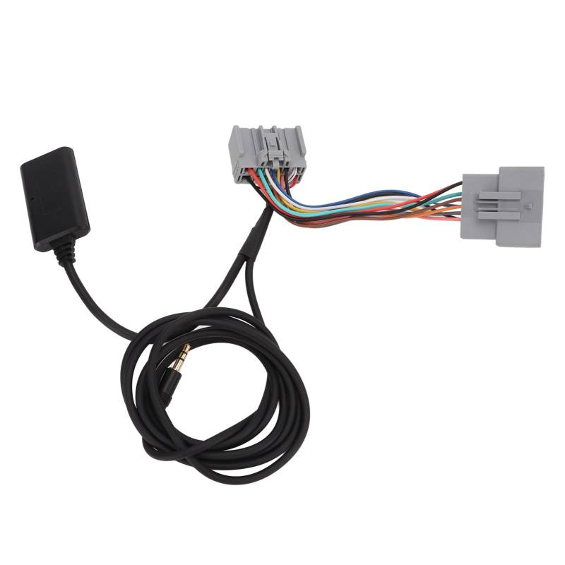 KAKAKE Auto-Bluetooth-Modul, schwarzes ABS, hitzebeständig, kabelloses Bluetooth-AUX-IN-Kabel für Upgrade-Ersatz für V40 V50 V70 XC70 XC90 von KAKAKE