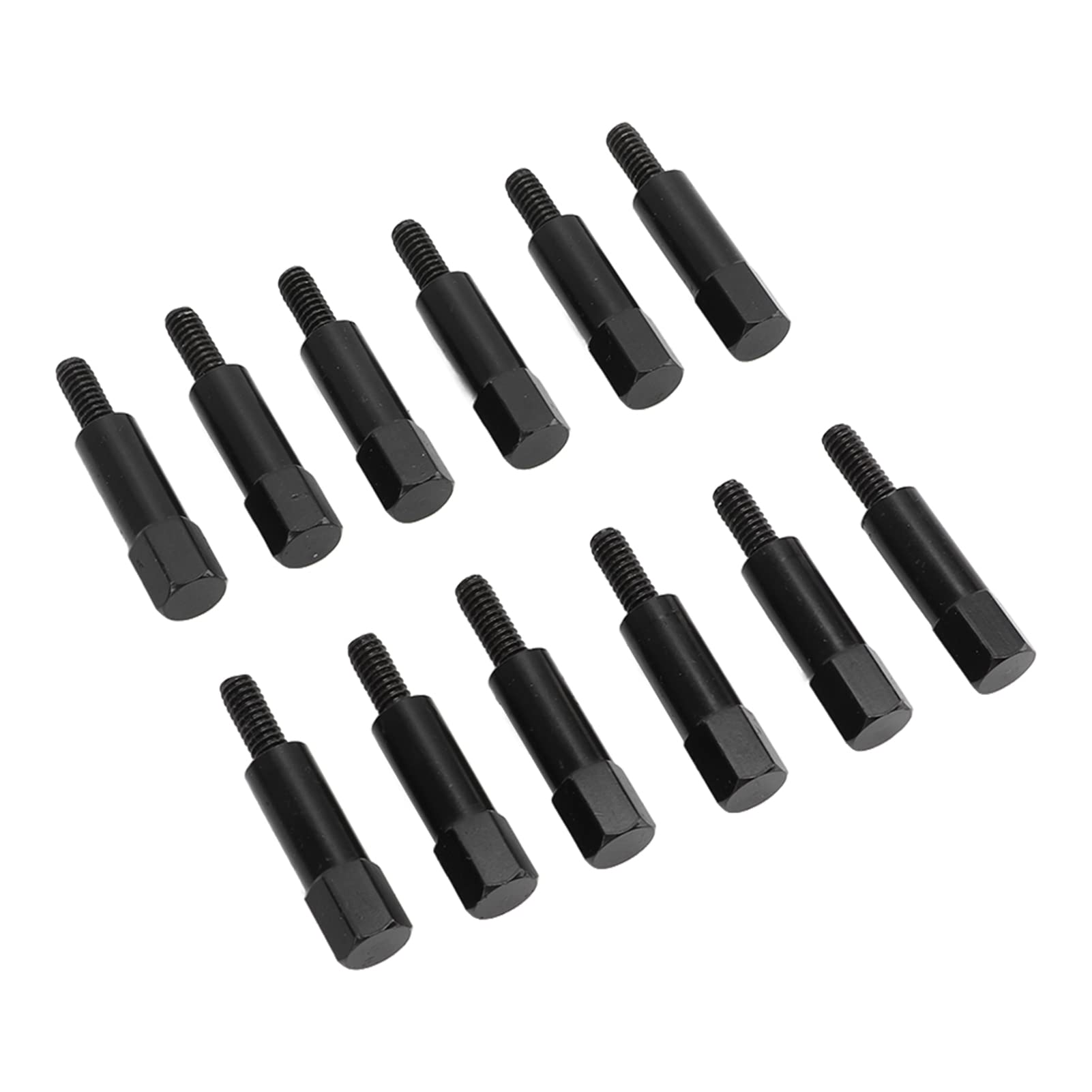 Ventildeckel-Sechskantbolzen-Set, rostfrei, Mini-Ventildeckel-Schrauben-Set mit Pulverbeschichtung, 12-teilig, für die Motorreparatur von KAKAKE
