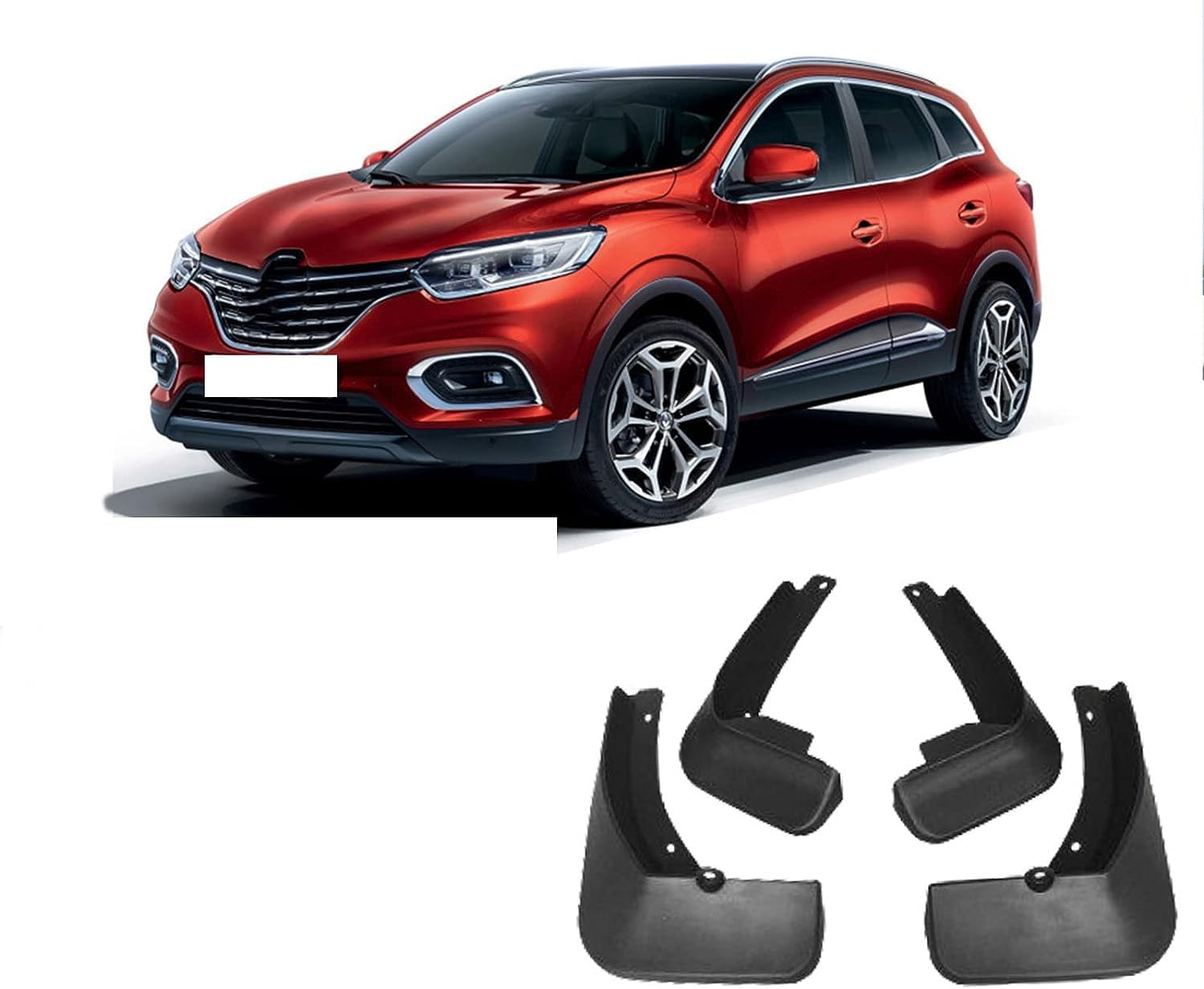 Schmutzfänger Spritzschutz für Renault kadjar 2015-2019, Vorne Und Hinten KotflüGel Staubdichter Auto-Styling ZubehöR von KAKIKA