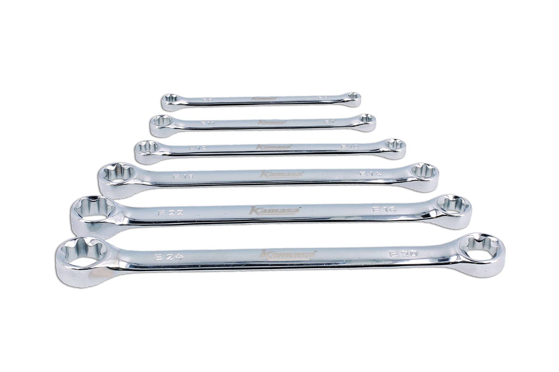 Kamasa Tools 56143 Double Ended Star Spanner Set - 6pc von KAMASA-TOOLS