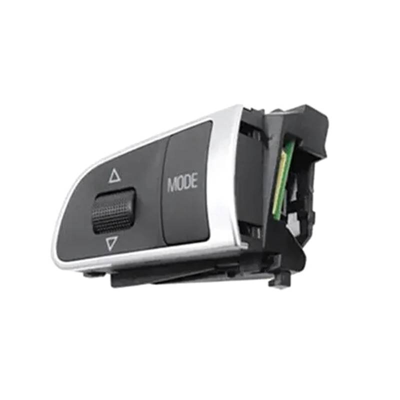 KAMPYTZX Auto Lenkrad Knopf Schalter Für Audi Q5 Q7 A3 A4 A5 A8L A7 A6 05-14 LHD Lenkrad-Sprachlautstärkereglerschalter 4E0951527AH 4E0951527AE (Schwarz Links) von KAMPYTZX
