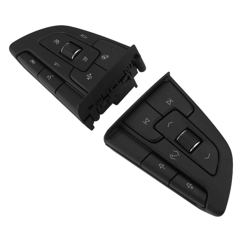 KAMPYTZX Auto Lenkrad Knopf Schalter Für Cadillac XT4 2019-2021 Auto Lenkrad Tempomat Schalter Taste 86522937 86522934 von KAMPYTZX
