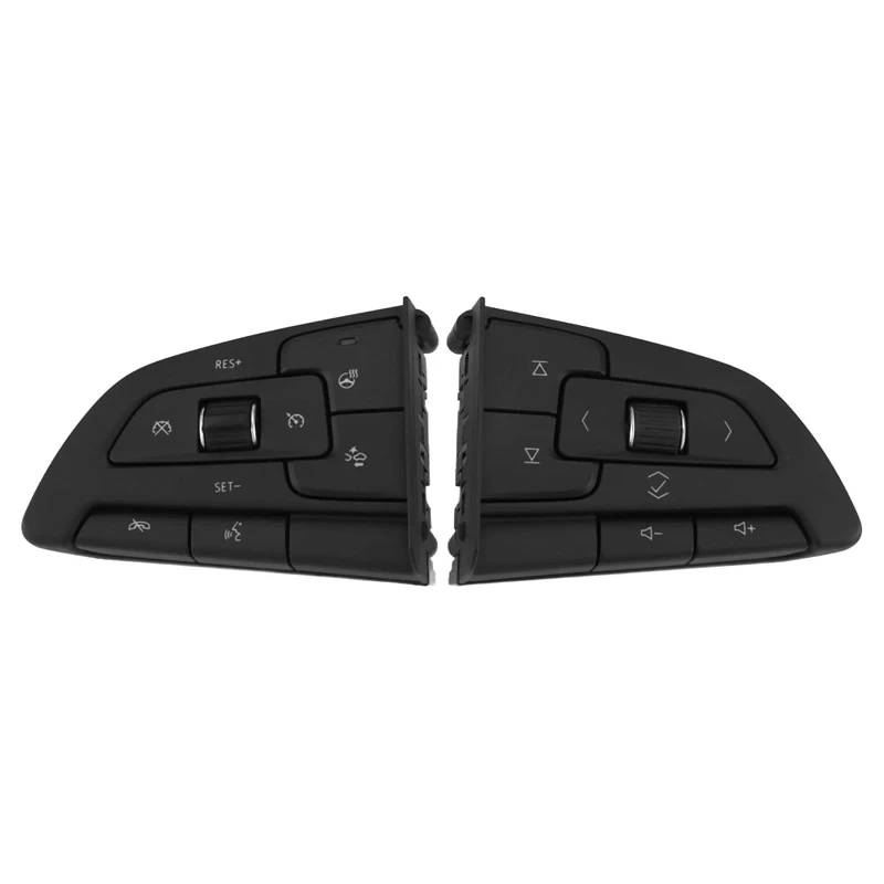 KAMPYTZX Auto Lenkrad Knopf Schalter Für Cadillac XT4 2019-2021 Auto Lenkrad Tempomat Schalter Taste 86522937 86522934 von KAMPYTZX