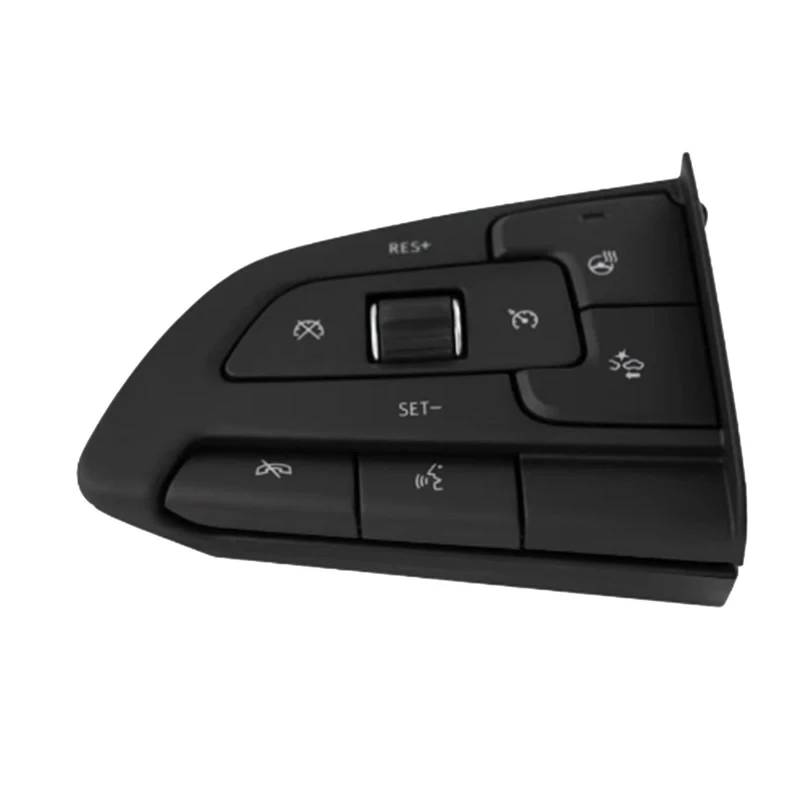 KAMPYTZX Auto Lenkrad Knopf Schalter Für Cadillac XT4 2019-2021 Auto-Lenkrad-Tempomat-Tastenschalter Links 86522937 Rechts 86522934 (Schwarz Links) von KAMPYTZX