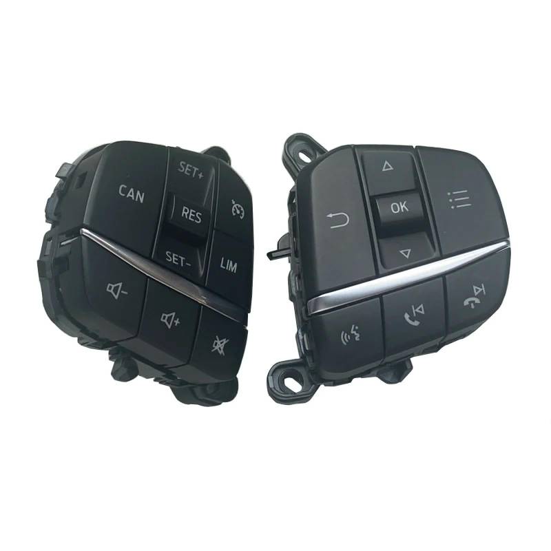 KAMPYTZX Auto Lenkrad Knopf Schalter Für Ford Fiesta MK4 2019 2020 Auto Lenkrad KÖNNEN Tasten Tempomat Tasten 93302UG50009B von KAMPYTZX