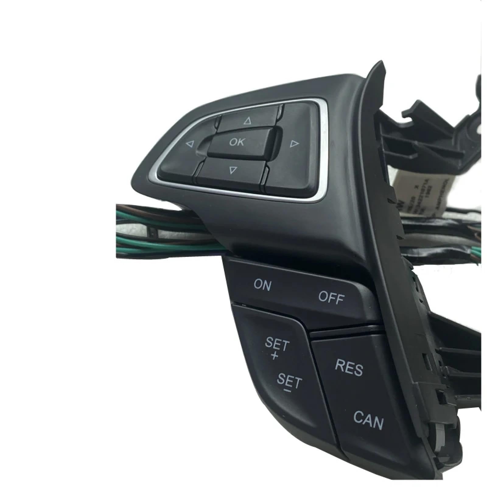 KAMPYTZX Auto Lenkrad Knopf Schalter Für Ford Focus 3 Kuga 2017 Cruise Tasten Auto Multifunktions-Lenkrad-Steuertaste mit Kabel GN159E740AA KAMPYTZX Auto Lenkrad Knopf Schalter Für Ford Focus 3 Kuga 2017 Cruise Tasten Auto Multifunktions-Lenkrad-Steuertaste mit Kabel GN159E740AA von KAMPYTZX