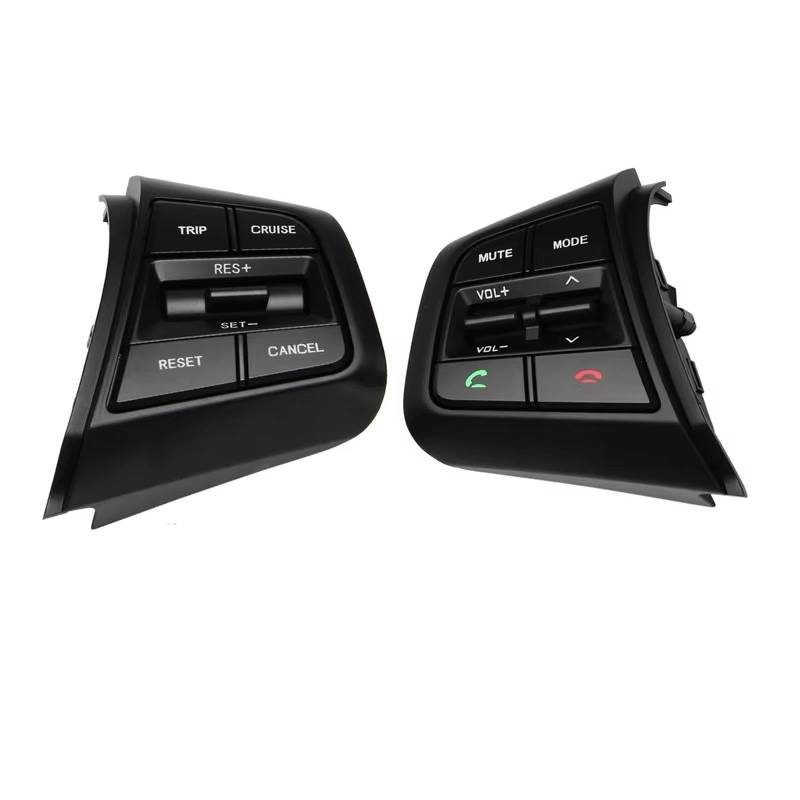 KAMPYTZX Auto Lenkrad Knopf Schalter Für Hyundai Creta IX25 1.6L 1 Paar Lenkrad Tempomat Tasten Seite 96710-C9000 96710C9000 von KAMPYTZX