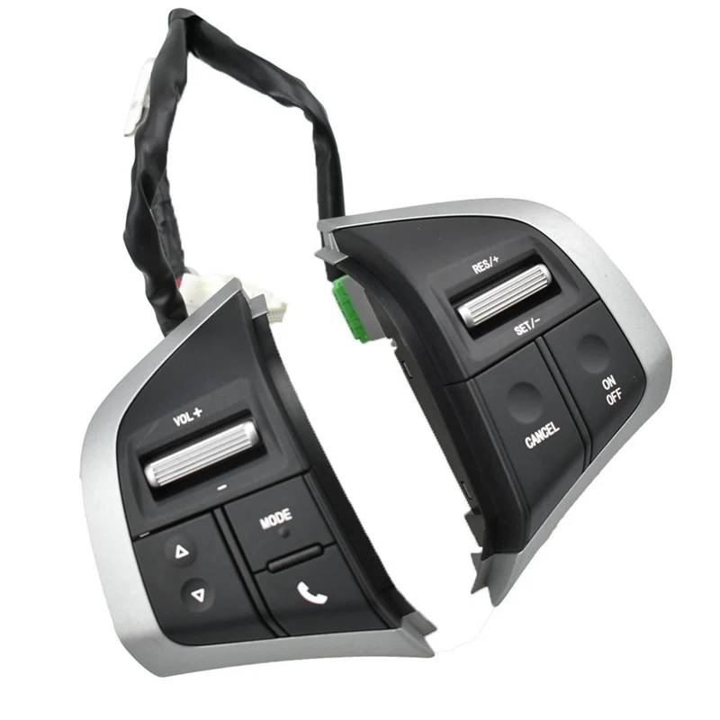 KAMPYTZX Auto Lenkrad Knopf Schalter Für Isuzu D-MAX MUX Multifunktions-Lenkradschalter Audio-Bluetooth-Taste Tempomat-Taste von KAMPYTZX