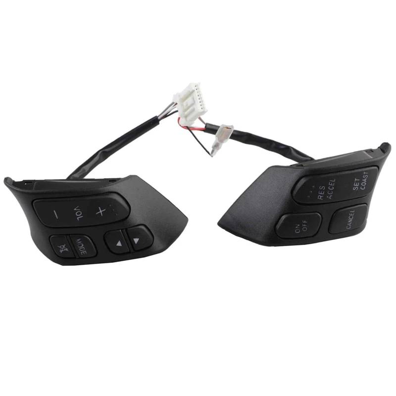 KAMPYTZX Auto Lenkrad Knopf Schalter Für Mazda Auto Cruise Schalter Lenkrad Schalter BP4K-66-4M0A C235-66-4M0 BS3E664M0 von KAMPYTZX