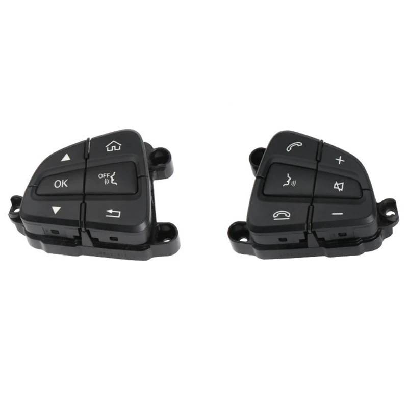 KAMPYTZX Auto Lenkrad Knopf Schalter Für Mercedes Benz C GLC Klasse W205 W253 14-19 Lenkrad-Steuerschalter Tasten Multifunktions A0999050200 A0999050300 von KAMPYTZX