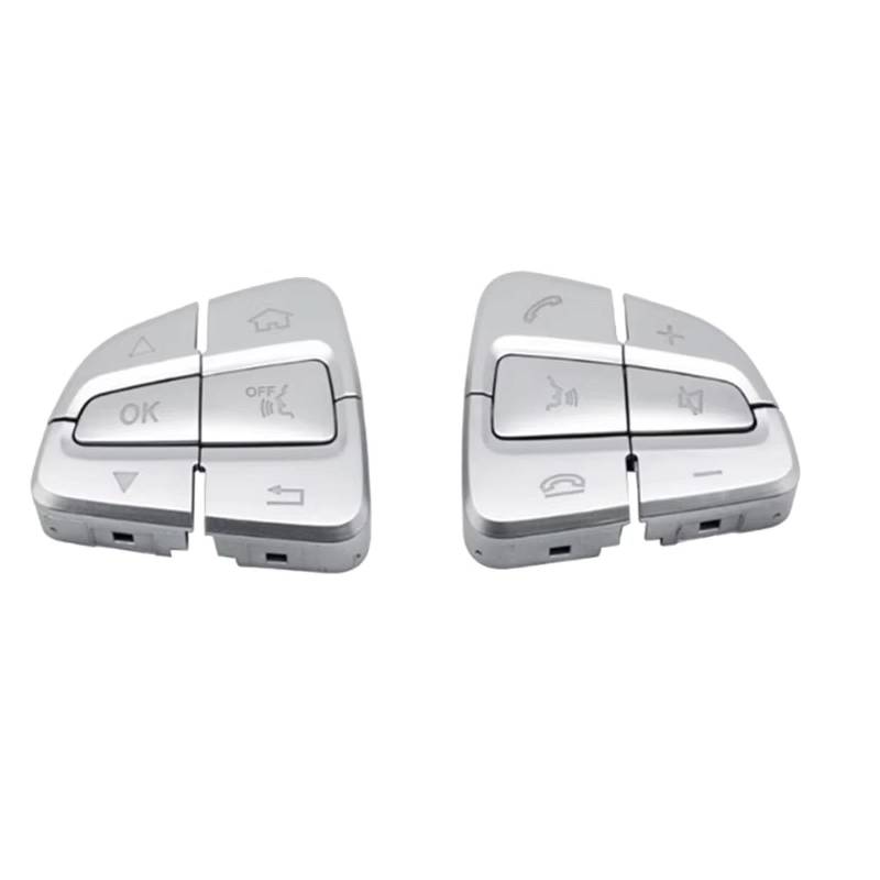 KAMPYTZX Auto Lenkrad Knopf Schalter Für Mercedes-Benz C-Klasse W205 GLC W253 14-19 Auto Multifunktions-Lenkradknopf Lautstärkeregler von KAMPYTZX