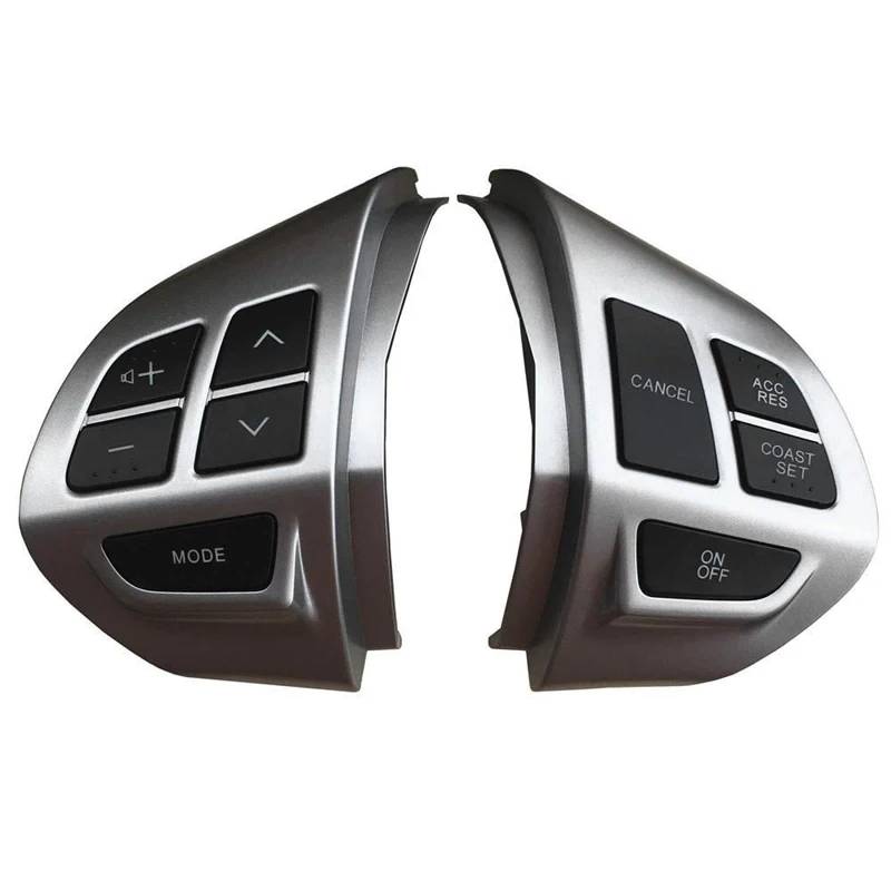 KAMPYTZX Auto Lenkrad Knopf Schalter Für Mitsubishi Lancer Outlander ASX 2007-2017 Cruise Schalter Lenkrad Lautstärke Sound-Taste 8701A087 8602A008 von KAMPYTZX