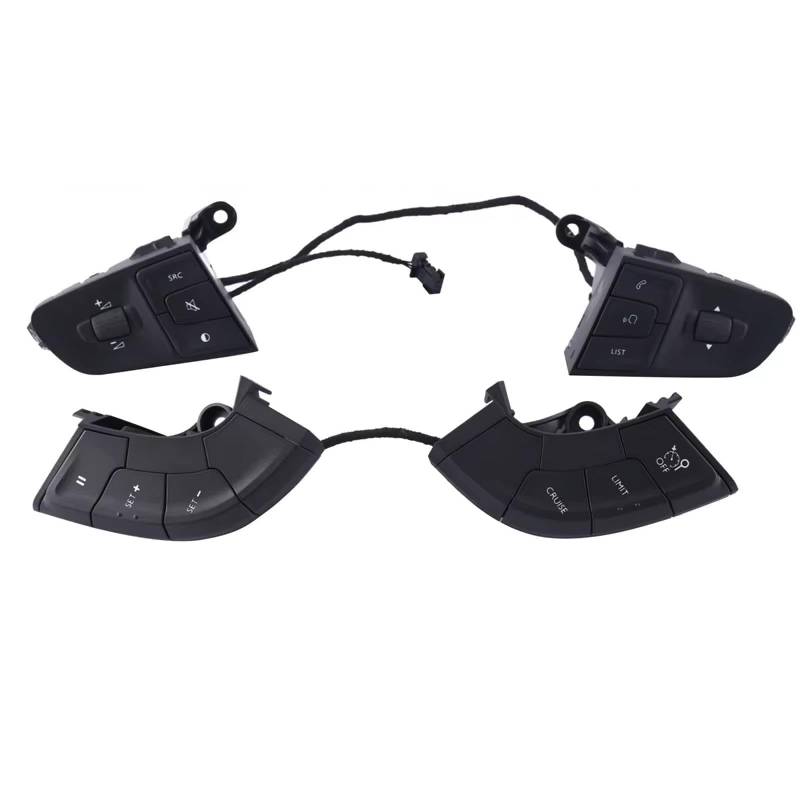 KAMPYTZX Auto Lenkrad Knopf Schalter Für Peugeot 508 408 Für Citroen C4 C5 C6 Auto Tempomat Schalter Lenkrad Speed ​​Control Button Schalter 95760E8100 von KAMPYTZX
