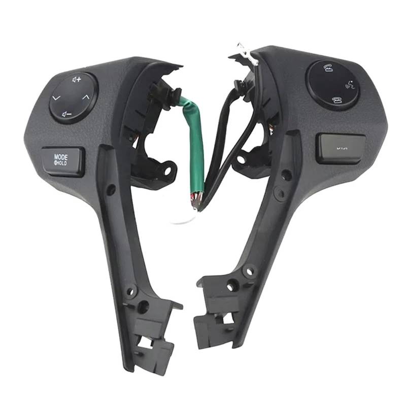 KAMPYTZX Auto Lenkrad Knopf Schalter Für Toyota Etios 2014-2018 Corolla RAV4 2014-2018 Lenkrad-Steuertaste 84250-02560 von KAMPYTZX