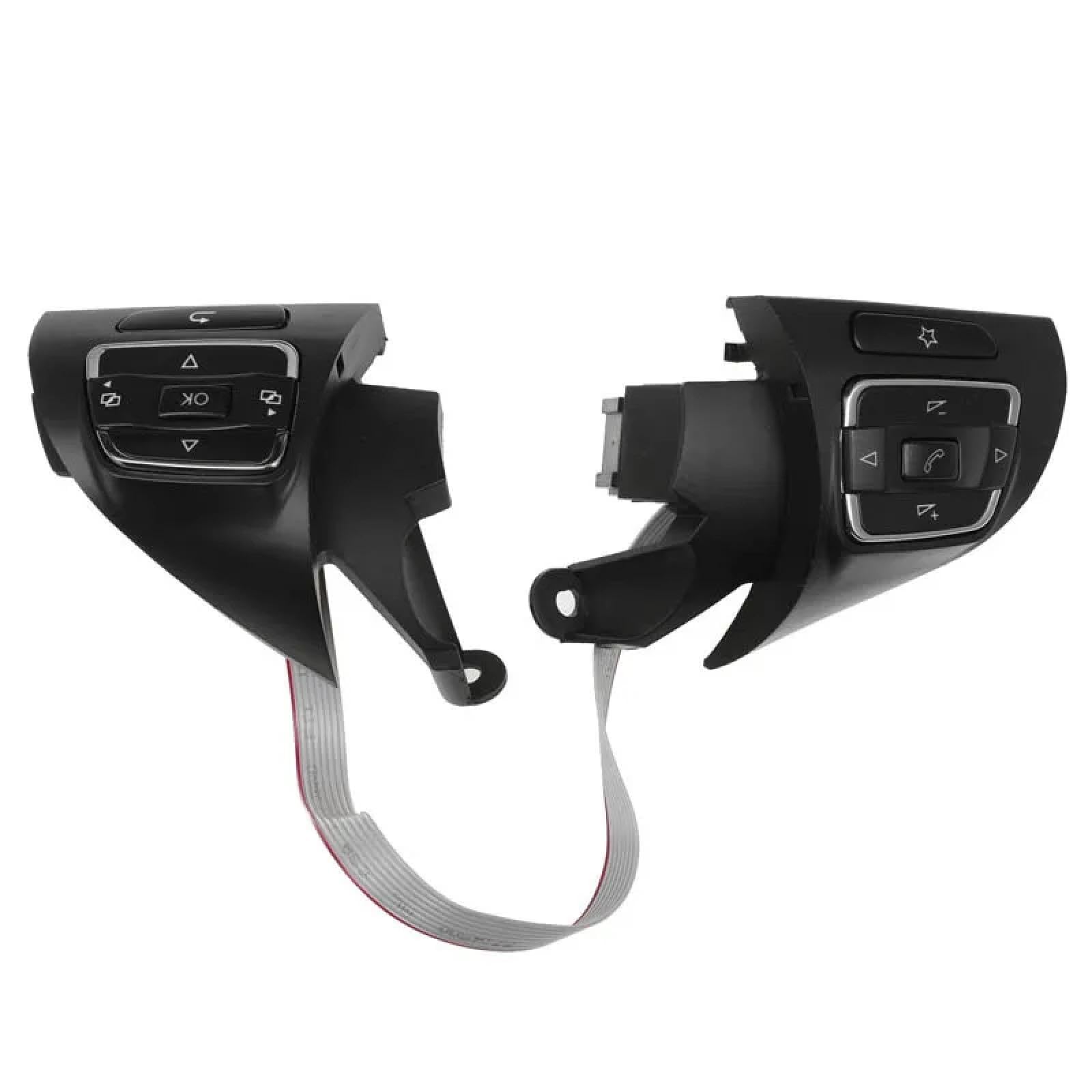 KAMPYTZX Auto Lenkrad Knopf Schalter Für Volkswagen Passat 2011-2015 Auto 56D959537B Tempomat Control Taste Anzeige Schalter 56D959538A KAMPYTZX Auto Lenkrad Knopf Schalter Für Volkswagen Passat 2011-2015 Auto 56D959537B Tempomat Control Taste Anzeige Schalter 56D959538A von KAMPYTZX