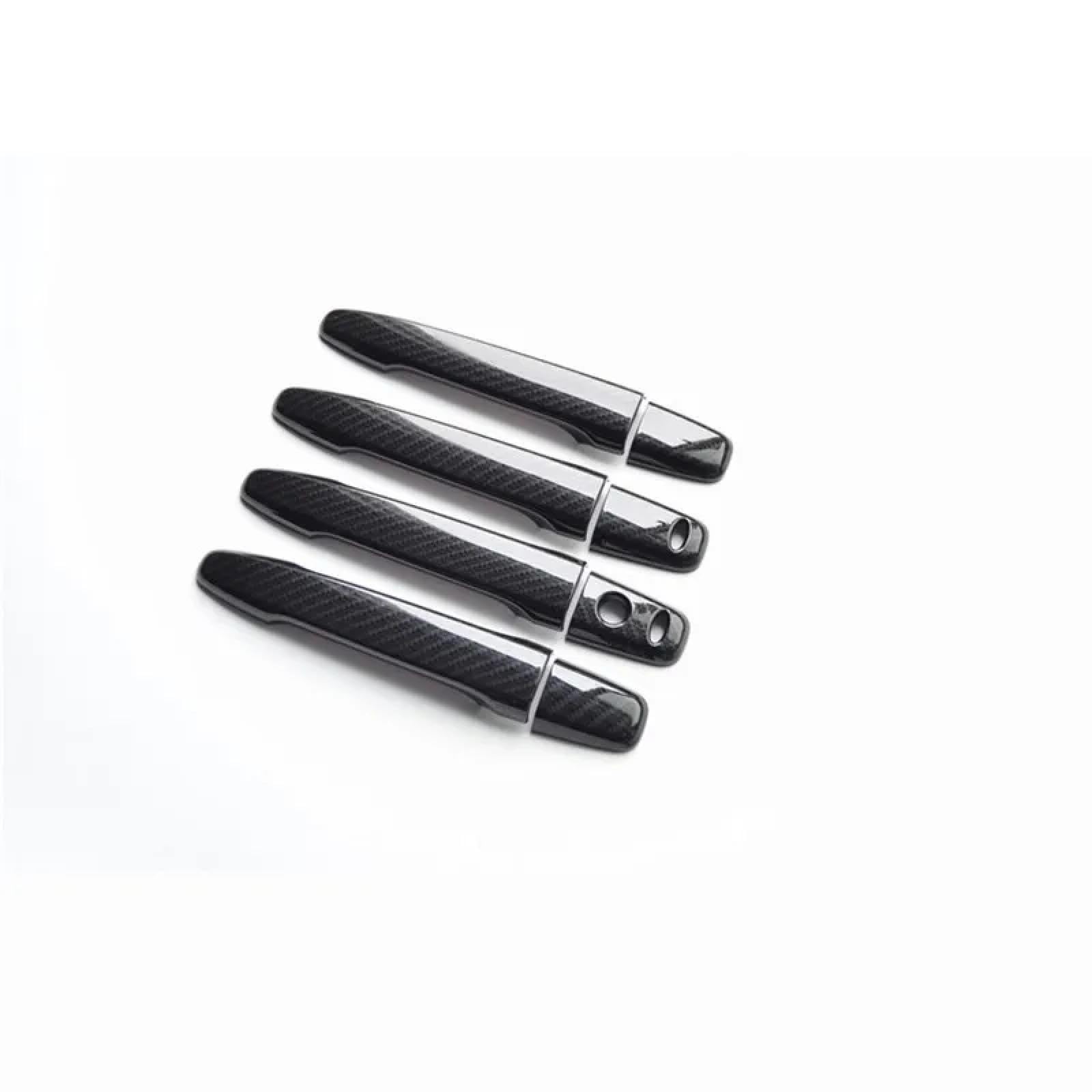 KAMPYTZX Auto türgriff Abdeckung Für Mitsubishi Lancer Ex 2010-2013 2014 2015 2016 2017 Auto-Außentürgriff-Aufkleberabdeckung Türschalen-Formteil (für Smart Handle) von KAMPYTZX