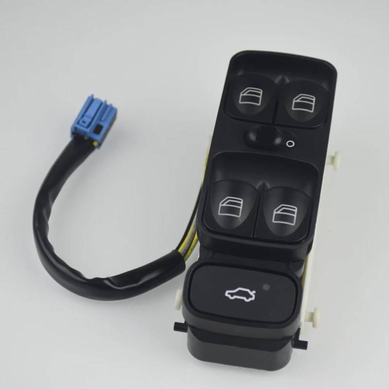 KAMPYTZX Autofensterschalter Für Mercedes Benz C-Klasse W203 C180 C200 C220 2000-2007 A2098203410 A2038200110 Power Control Fensterschalter von KAMPYTZX