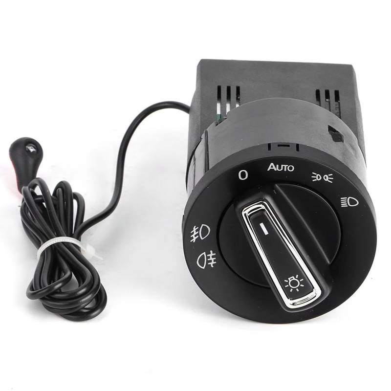 KAMPYTZX Scheinwerferschalter Für VW Golf MK4 für Passat B5 Polo 98-05 Auto 1C0941531 3BD941531 Scheinwerfer Lampe Control Schalter Licht Sensor Modul von KAMPYTZX