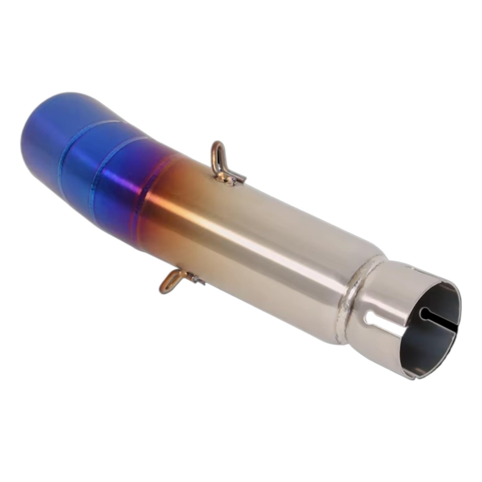 KANGBOZ Für CBR500 CBR500R CB500X CB500F 2013-2019 Motorradauspuff Für Escape Middle Link Pipe Motorradauspuff-Verbindungsrohr Motorrad Auspuffrohr(Blue) von KANGBOZ