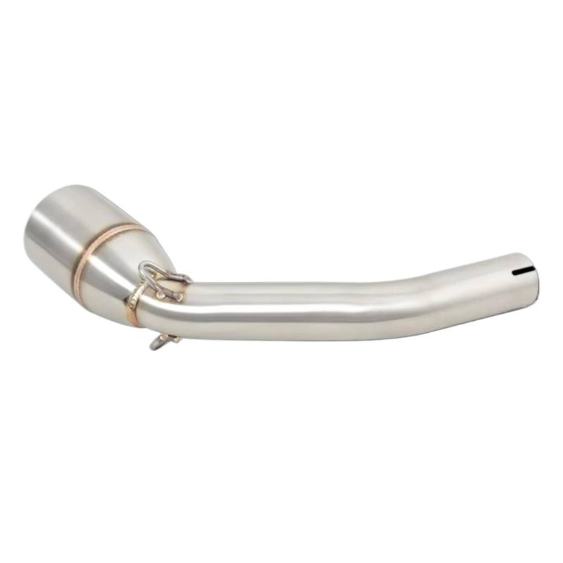 KANGBOZ Für Grom125 Msx125 SF 2021 2022 2023 51mm Motorradauspuff Fluchtsysteme Moto Modifizierter Mid Link Pipe Motorradauspuffadapter Motorrad Auspuffrohr von KANGBOZ
