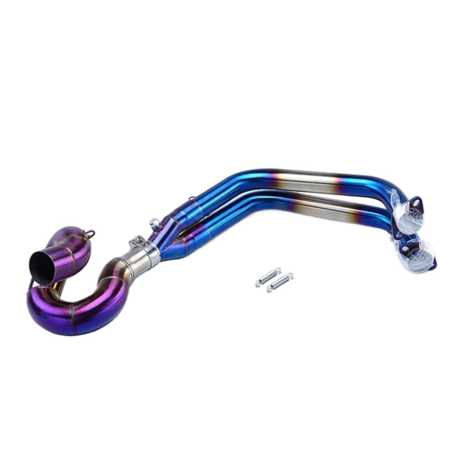 KANGBOZ Für Ninja650 Z650 2017 2018 2019 2020 2021 2022 Motorrad Auspuffrohr Link Für Connect Motorrad Auspuff Vent Link Rohr Motorrad Auspuffrohr(Blue) von KANGBOZ