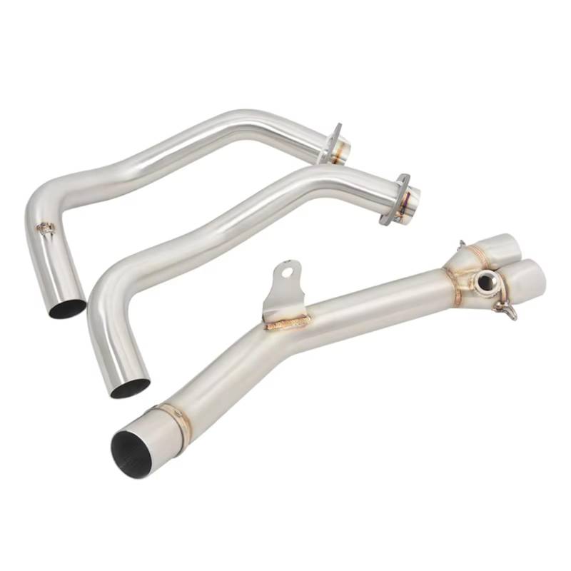 KANGBOZ Für Rebel500 CMX500 CM500 2020 2021 2022 Motorradauspuff Vorne Link Rohr Modifizierter Schalldämpfer Moto Für Escape Motocross Motorrad Auspuffrohr von KANGBOZ