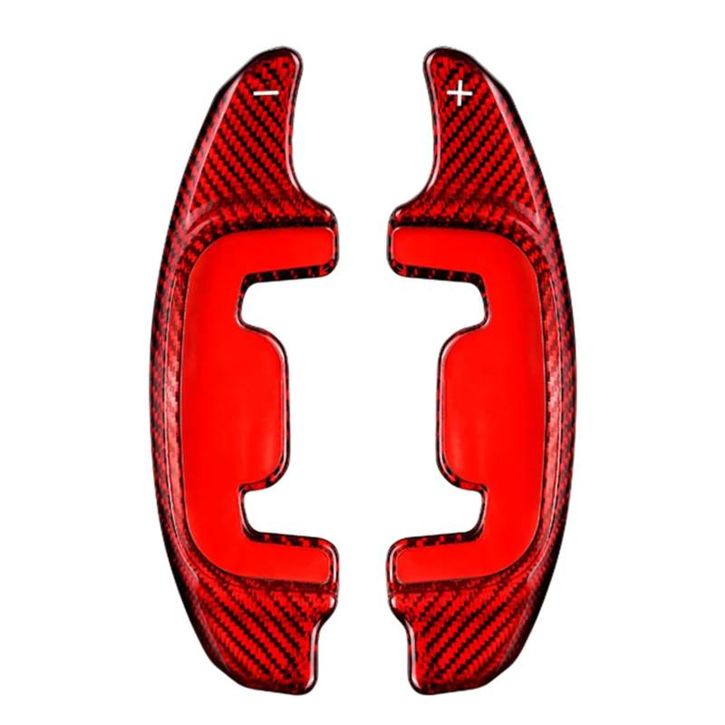 KANGBOZ Kompatibel Mit Benz Für CLS53 E53 E63 GT50 GT53 SL55 2021 2022 2023 Auto-Lenkrad-Controller-Paddel-Verlängerungsschalthebel Auto-Universal-Picks Auto Schaltwippen(Red) von KANGBOZ