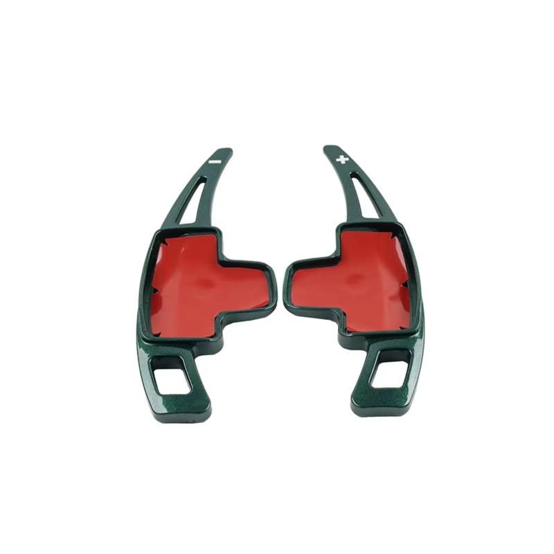 KANGBOZ Kompatibel Mit Benz Für W205 S205 C292 2015–2017 Für W212 2010–2016 Auto-Lenkrad-Controller Schaltwippen-Verlängerungszubehör Auto Schaltwippen(Green) von KANGBOZ
