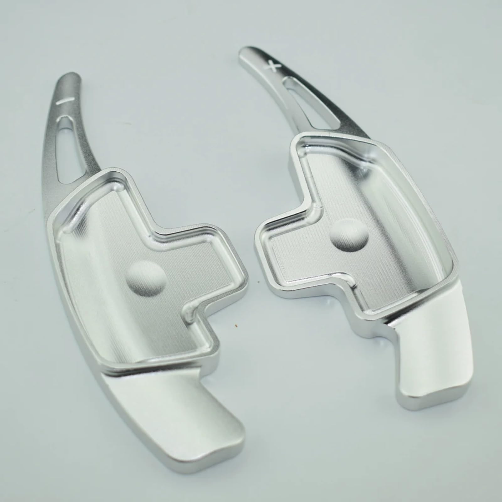 KANGBOZ Kompatibel Mit Benz Für W246 W218 2012 2013 2014 2015 2016 2017 Auto-Lenkrad-Controller-Schaltwippenverlängerung Ersatzschalthebelteile Auto Schaltwippen(Silver) von KANGBOZ