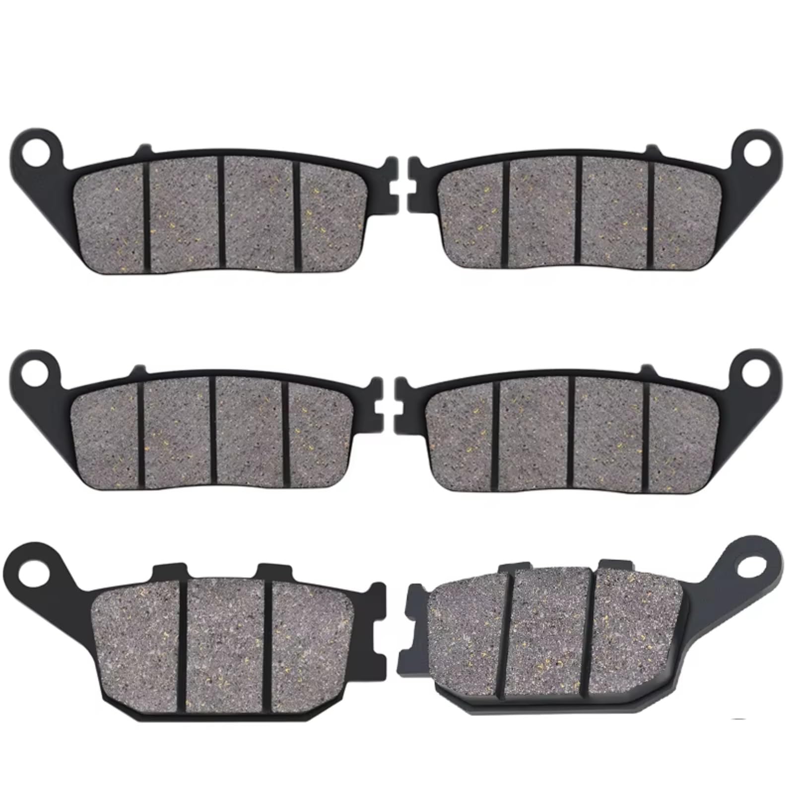 KANGBOZ Kompatibel Mit CB 750 1992 1993 1994 1995 1996 1997 1998 1999 2000 2001 2002 Für CBF 600 S8/S9 Non-ABS 2008-2009 Motorrad Vordere Heckbremsbeläge Motorrad Bremsbeläge(2pc Front and Rear) von KANGBOZ