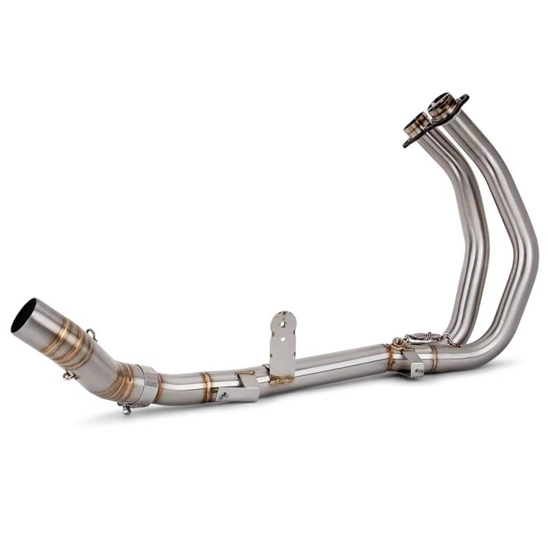 KANGBOZ Kompatibel Mit CB400X Für CB400F 2016 2017 2018 2019 2020 2021 2022 2023 2024 Motorradauspuff Vorne Mitte Link Rohr Auspuffrohr Ändern Motorrad Auspuffrohr(Type B) von KANGBOZ