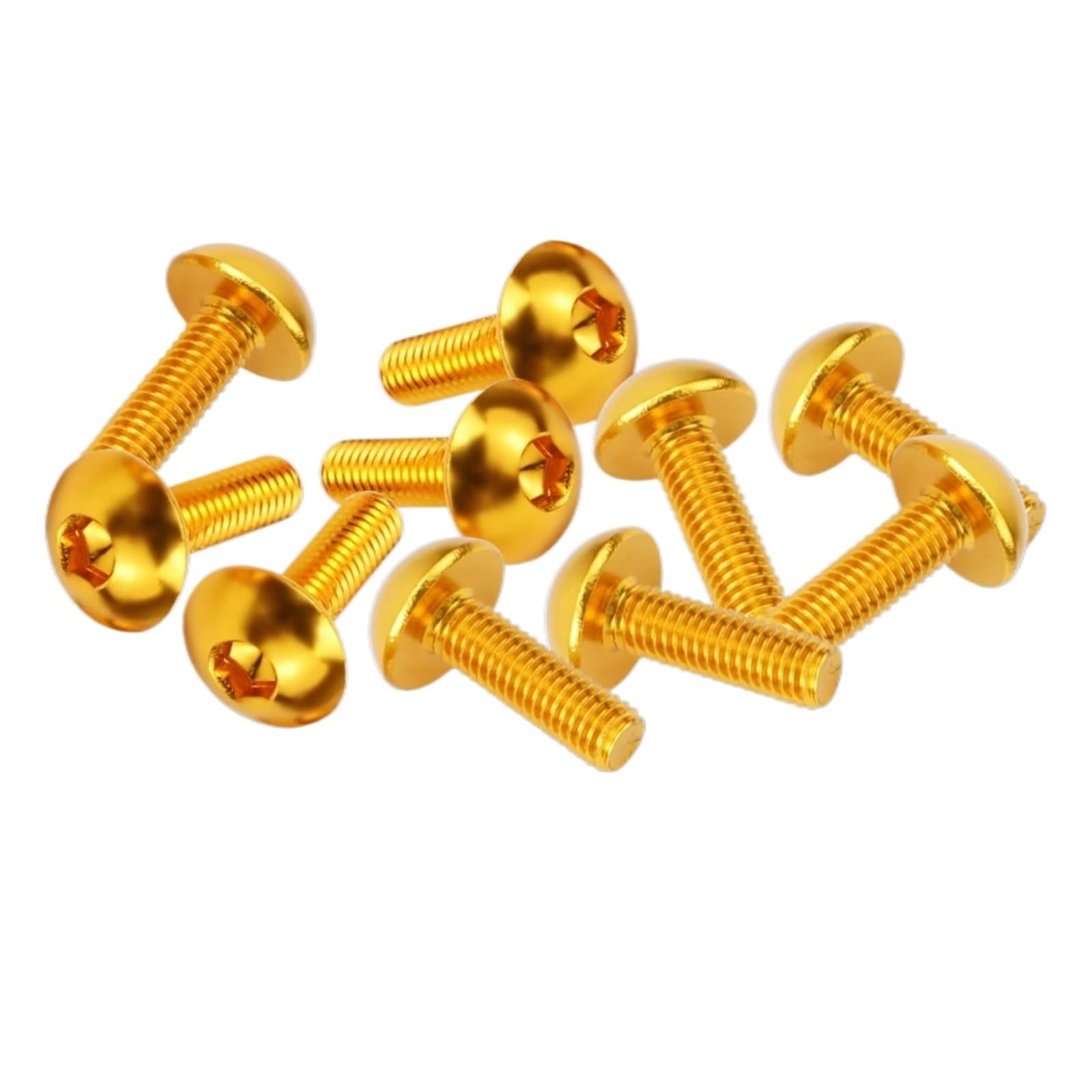 KANGBOZ Kompatibel Mit CBR600F4i 2002 2005 Für CBR250R 2011–2013 Für CBR900RR 1993–1996 1998 1999 2004 Motorrad-Schraubensatz Karosserie-Verkleidungsschraube Motorrad Schraubenset(Yellow) von KANGBOZ