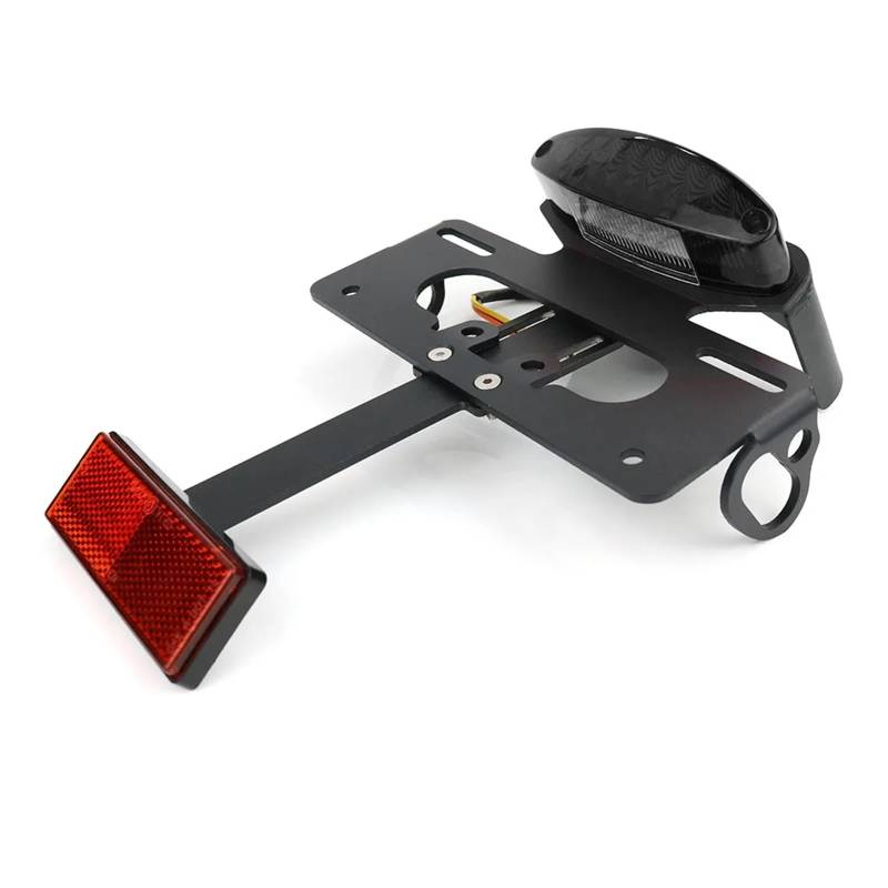 KANGBOZ Kompatibel Mit CMX500 Für Rebel 2017-2019 Kennzeichenhalter Für Hinteres Kennzeichen, Schutzblechhalter, Motorrad-Heckschürze, Kotflügel-Eliminierungsset Motorrad-kennzeichenhalter(Dark Grey) von KANGBOZ
