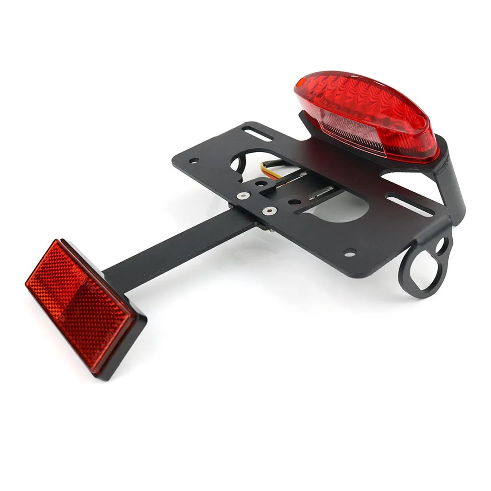 KANGBOZ Kompatibel Mit CMX500 Für Rebel 2017-2019 Kennzeichenhalter Für Hinteres Kennzeichen, Schutzblechhalter, Motorrad-Heckschürze, Kotflügel-Eliminierungsset Motorrad-kennzeichenhalter(Red) von KANGBOZ