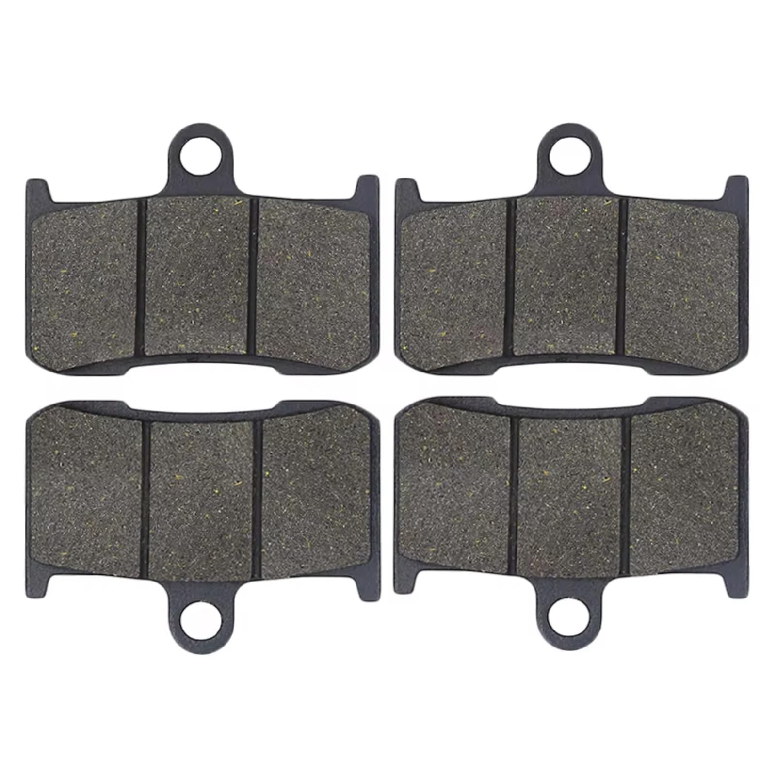 KANGBOZ Kompatibel Mit Daytona 675 2006 2007 2008. Hintere Bremsbeläge, Motorradbremse, Vorderer Hinterer Bremsbelag, Scheibenbremsbeläge Motorrad Bremsbeläge(2 Pair Front) von KANGBOZ