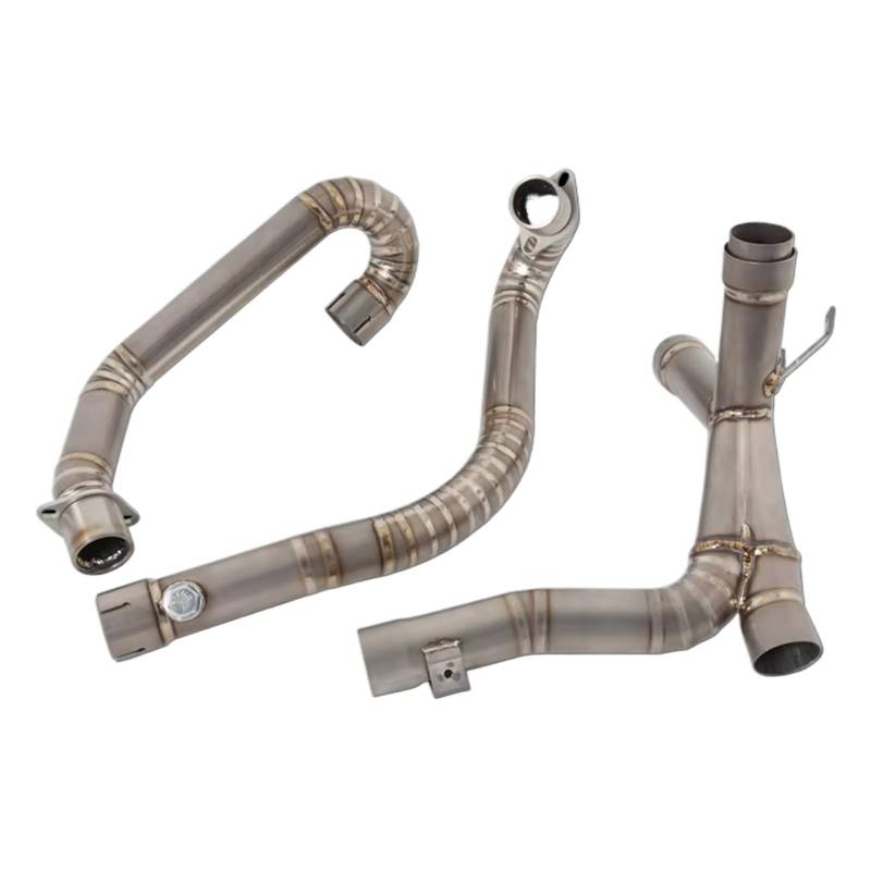 KANGBOZ Kompatibel Mit Ducati Für Monster 659 696 796 1100 Motorradauspuff Für Escape Front Link Pipe Für Connect Muffler Motorrad Auspuffrohr von KANGBOZ