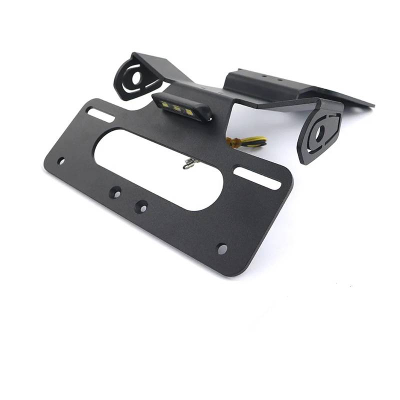 KANGBOZ Kompatibel Mit Für 650 2015-2024 Motorrad-Kennzeichenhalterrahmen, Heckklappe, Kotflügel-Eliminierungsset Motorrad-kennzeichenhalter(Without Reflector) von KANGBOZ