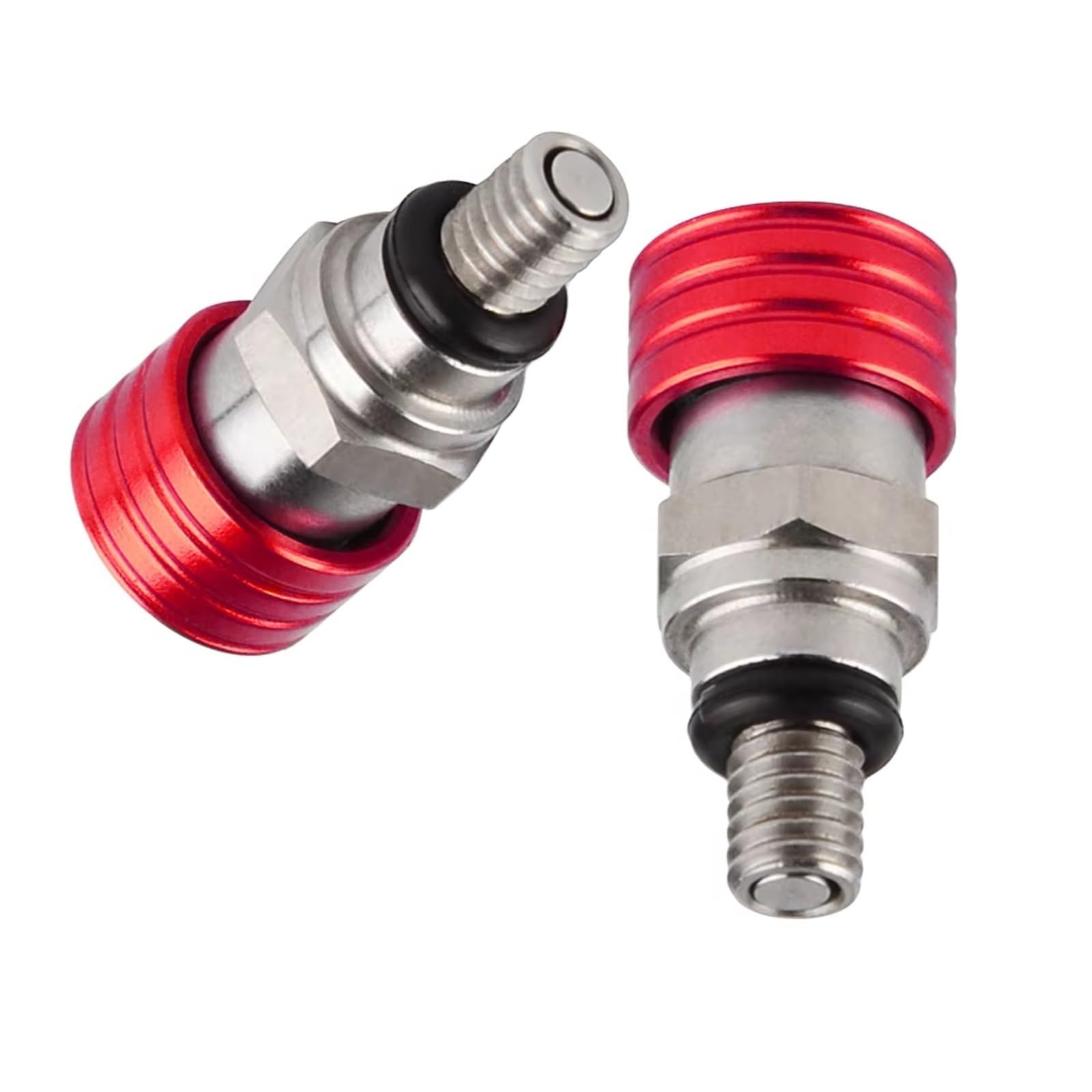 KANGBOZ Kompatibel Mit Für KDX250 1991–1994 Für KDX220 1990–2005 Für KDX200 1990–2006 Motorradgabel-Entlüftungsventilschraube Motorradschrauben Motorrad Schraubenset(Red) von KANGBOZ