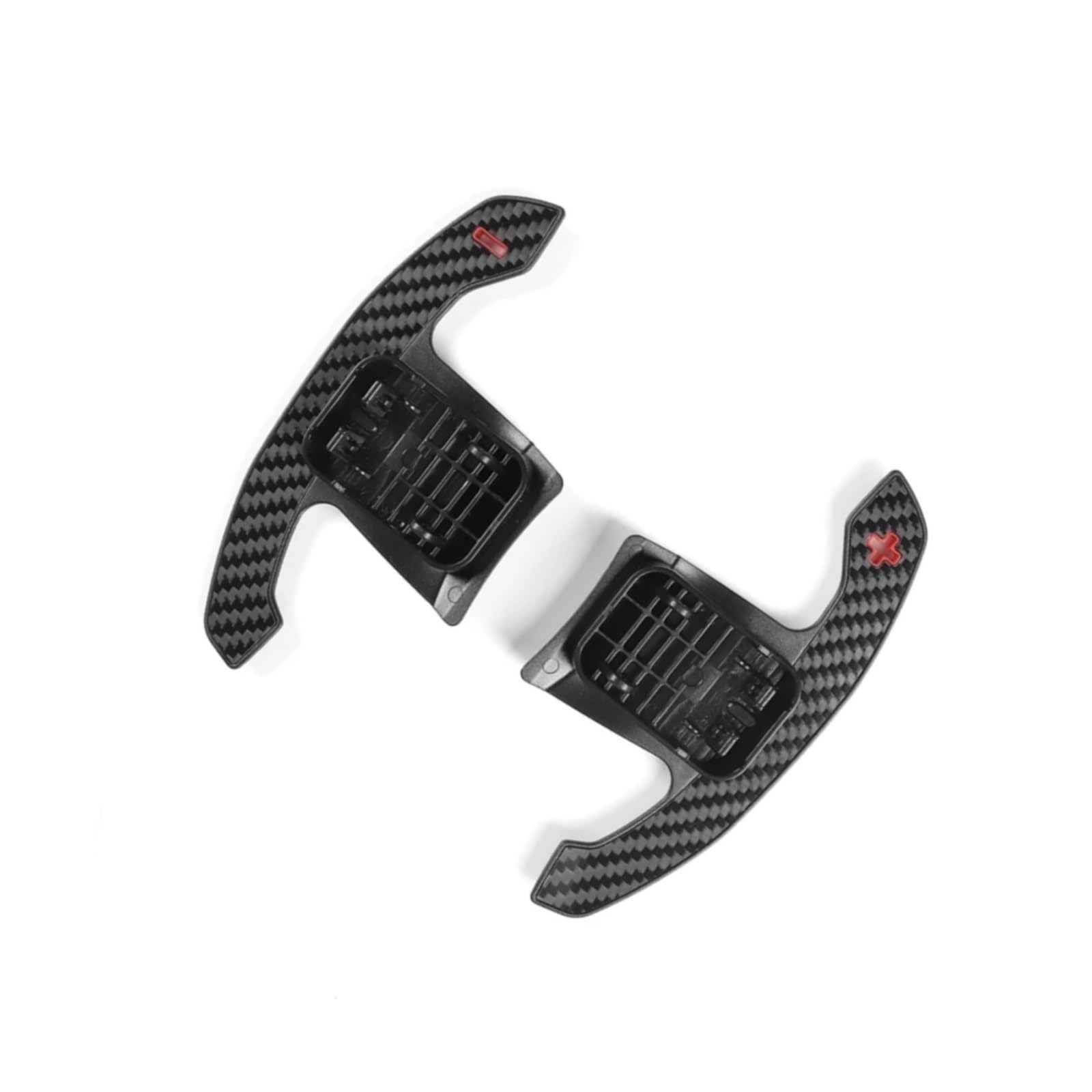 KANGBOZ Kompatibel Mit Für M2 F87 2015–2020 Für M4 G82 G83 2021–2023 Lenkrad-Controller Paddle-Erweiterung Schalthebel Teile Zubehör Montage Auto Schaltwippen(Carbon Fiber Black) von KANGBOZ