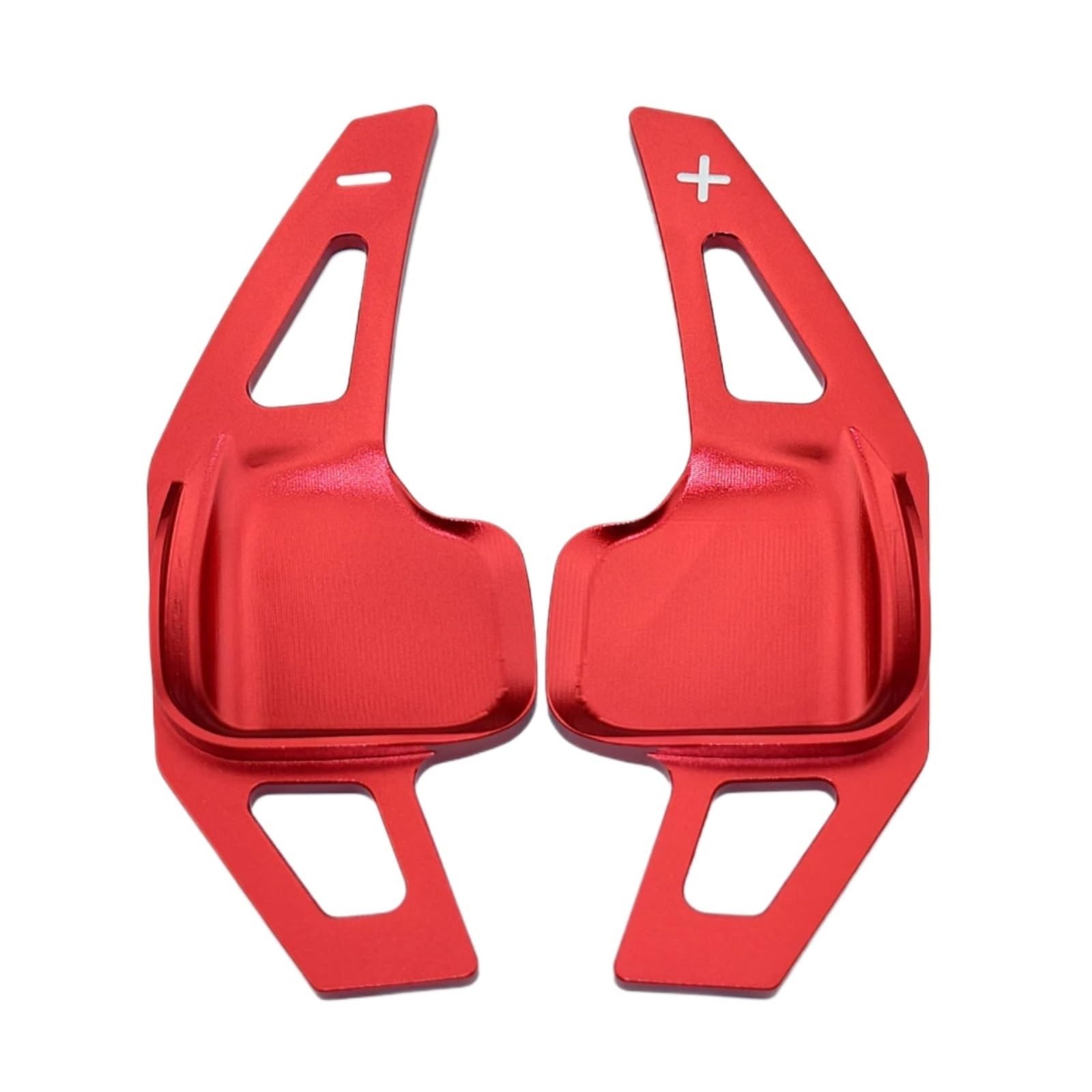 KANGBOZ Kompatibel Mit Für X4 2013 2014 2015 2016 2017 Aluminium-Verlängerungsschaltabdeckung Auto-Lenkrad-Schaltwippen-Schalthebelverlängerung Auto Schaltwippen(Red) von KANGBOZ
