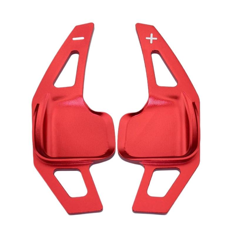 KANGBOZ Kompatibel Mit Für X4 2013 2014 2015 2016 2017 Aluminium-Verlängerungsschaltabdeckung Auto-Lenkrad-Schaltwippen-Schalthebelverlängerung Auto Schaltwippen(Red) von KANGBOZ