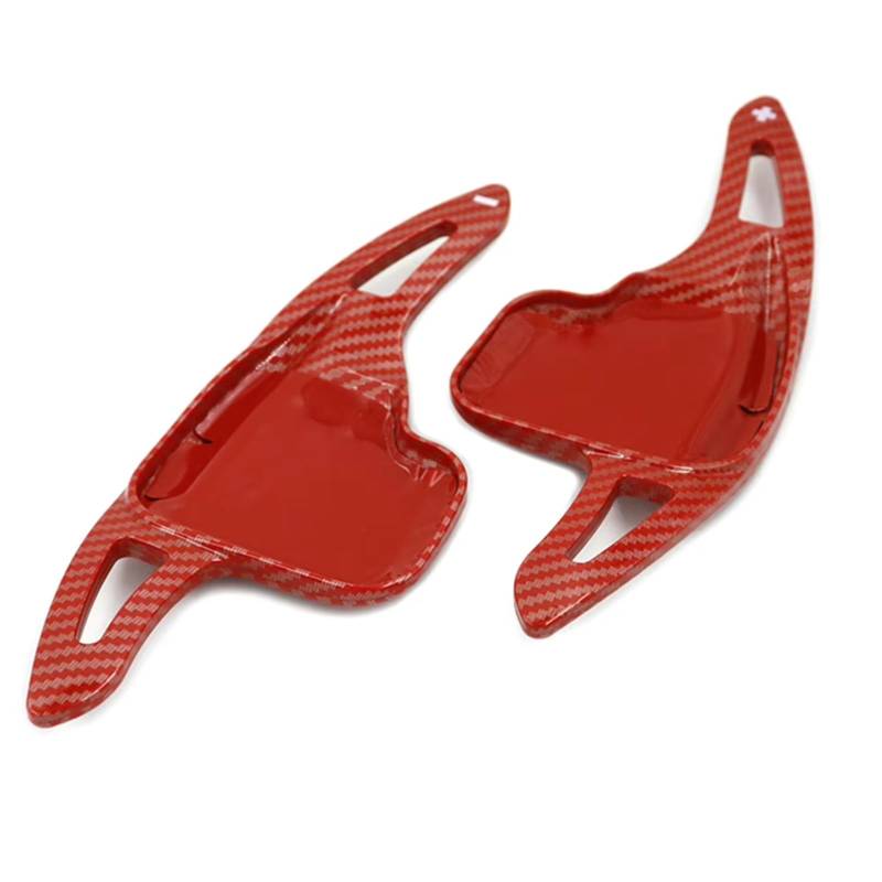 KANGBOZ Kompatibel Mit Für X6 F16 F45 F46 2015–2019 Für Z4 2012–2013 Auto-Lenkrad-Schaltwippenverlängerung Ersatz-Autoteilezubehör Auto Schaltwippen(Carbon Fiber Red) von KANGBOZ