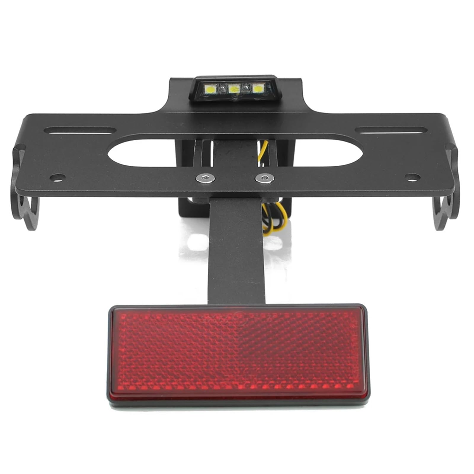KANGBOZ Kompatibel Mit Für Z1000 2014-2016. Motorrad-Kennzeichenhalter, Halterung, Heckklappe, Kotflügel-Eliminierungs-Kit Motorrad-kennzeichenhalter(with Reflector) von KANGBOZ