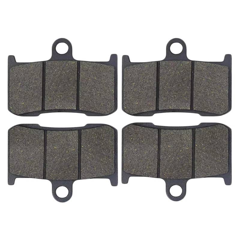 KANGBOZ Kompatibel Mit Für Z800E Für Z 800 DDS/DEF/DFF/DGF ABS Modell 2013 2014 2015 2016 Bremsbeläge Hinten Motorrad Vorne Hinten Bremsbelag Motorrad Bremsbeläge(2 Pair Front) von KANGBOZ