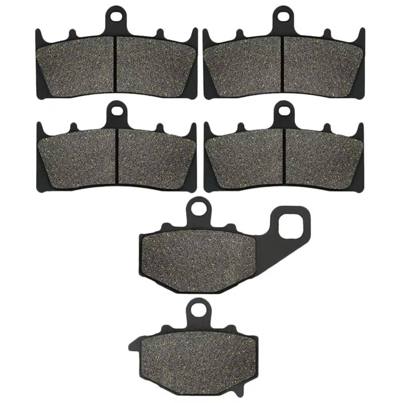 KANGBOZ Kompatibel Mit Für ZX-6R ZX 600 G/J 1998 1999 2000 2001 2002 Für ZX-6R ZX 636 A1P 636cc 2002 Motorrad Vorne Hinten Bremsbelag Motorrad Bremsbeläge(Front and Rear) von KANGBOZ