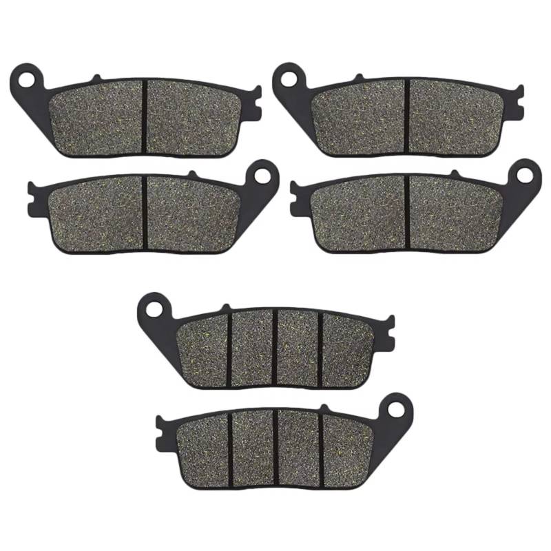 KANGBOZ Kompatibel Mit GL 1500 CV/CW/CX/CY/C1/C2 F6C 1997 1998 1999 2000 2001 2002 2003 Hintere Bremsbeläge Motorradbremse Vorne Und Hinten Motorrad Bremsbeläge(Front and Rear) von KANGBOZ