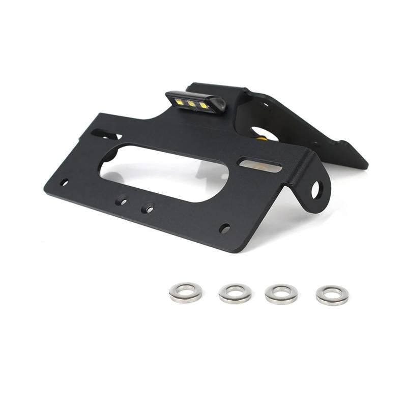 KANGBOZ Kompatibel Mit Lexmoto Für LXR Für SE Für 125 2021 2022 2023 2024 Motorrad-Kennzeichenhalterhalterung, Heckklappe, Kotflügel-Eliminator Motorrad-kennzeichenhalter(Without Reflector) von KANGBOZ