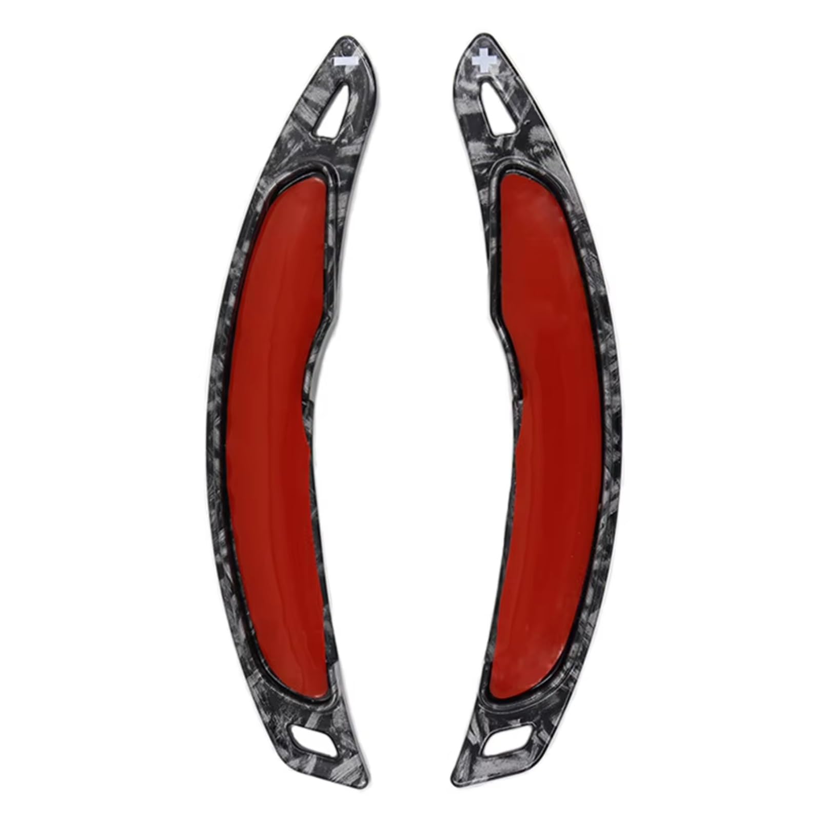 KANGBOZ Kompatibel Mit Mitsubishi Für Outlander Für Sport L200 2016–2023 Für ASX 2013–2022 Auto-Lenkrad-Schaltpaddel-Verlängerung Auto-Universal-Picks Auto Schaltwippen(Forged Pattern) von KANGBOZ