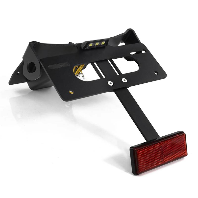 KANGBOZ Kompatibel Mit NC750X 2021-2024 Motorrad-Heckheck-Ordnungsrahmen-Kotflügel-Eliminierungshalterungssatz Kennzeichenhalter Motorrad-kennzeichenhalter von KANGBOZ